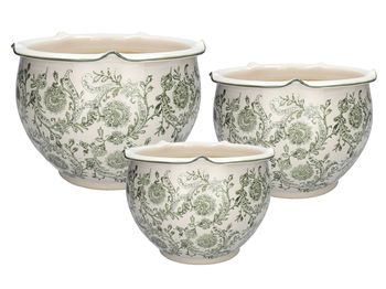 Set/3 Pot Penelope d41xh29 light green