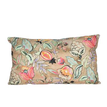 BUITENKUSSEN BLOEMEN GROEN 30X50CM