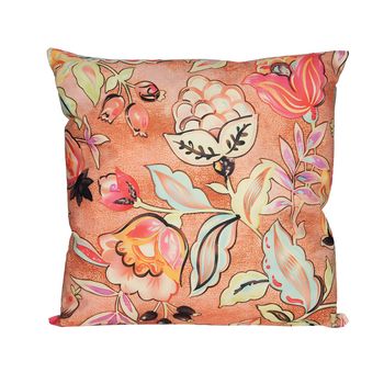 BUITENKUSSEN BLOEMEN TERRACOTTA 45X45CM