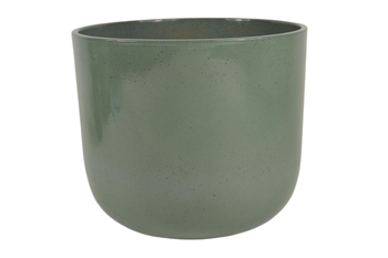 Pot Boule graniet groen glans 32cm