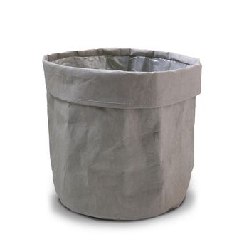 SIZO paper bag grey D25 H25cm