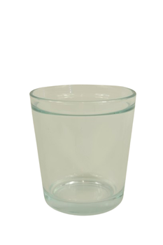 Glaspot ''orchid'' D9,5 H11cm helder