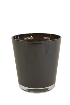Glaspot ''orchid'' D12,5 H13,5cm zwart