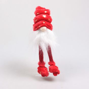 KERSTKABOUTER SLAAPMUTS 12X10X42 CM ROOD