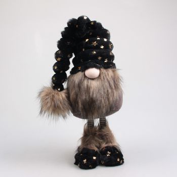 KERSTKABOUTER SLAAPMUTS 22X17X70 CM ZWART