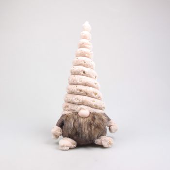 KERSTKABOUTER TOBY 15X11X30 CM BEIGE