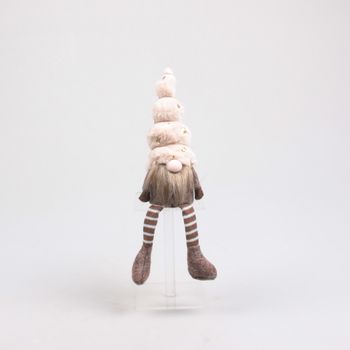 KERSTKABOUTER TOBY M/BUNGELBEENTJES 7X7X33 CM