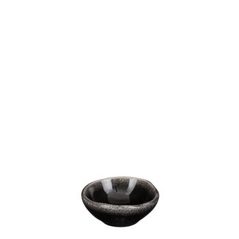 Tabo schaal zwart - h3,5xd8,5cm