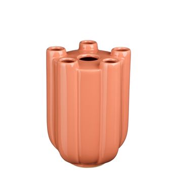 Minda Tulpe Vase rosa - h28.5xd21cm
