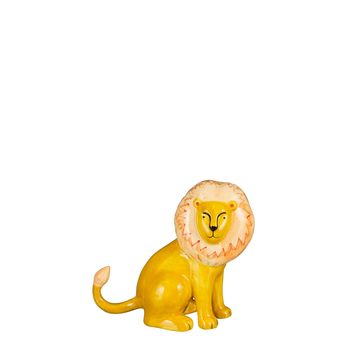 Leeuw geel - l15,5xb7xh13,5cm