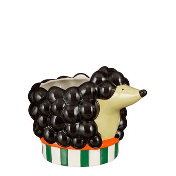 Funny pot hond zwart - l24,5xb18xh17,5cm