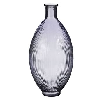 Firenza Vase aus recyceltem Glas fliederfarben - h59xd29cm