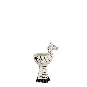 Lustiges Zebra schwarz - l12.5xb8xh19.5cm