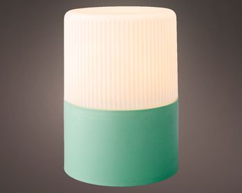 LED light plastic green  steady BO outdoor white D15 H21cm 3 l