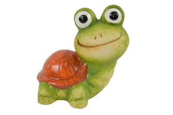 SCHILDKRÖTE KERAMIK 11X9X11,7H GRÜN