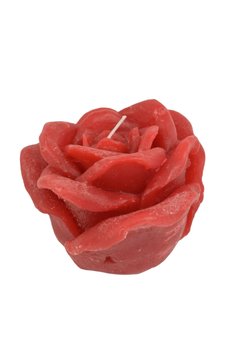 KERZE/ROSENDUFT D12X10H ROT