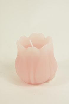 KERZE/TULPE DUFT D12X10H ROSA