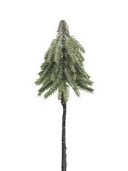 Pine tree pick glittered 20cm