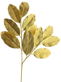 Magnolia leaf spray gold 90cm