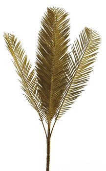 Palm bush gold 57cm