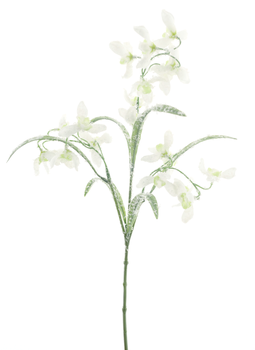 Snowdrop spray iced cream 49cm