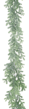 Fir garland Eltville frosted green 160cm