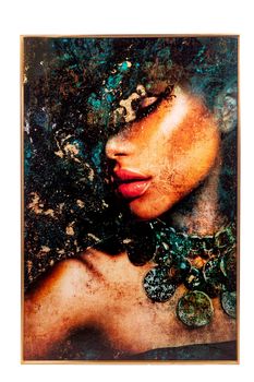 PRINTED FLORAL BEAUTY ON GLASS 80X120CM