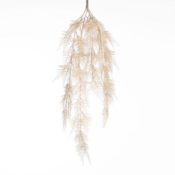 Asparagus Hanging Bush L79cm Cream