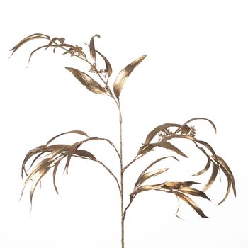 Eucalyptus Spray L117cm Gold