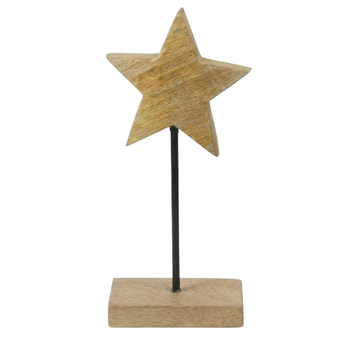 Star Mangowood on Stand H25cm