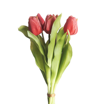 Real Touch Tulip Bundle x5 L31cm Beauty