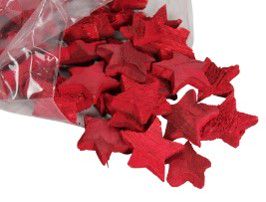 Coco star 3cm red 50pcs