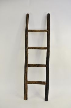 Ladder bruin melange 170cm x +/- 45 cm 5 treden