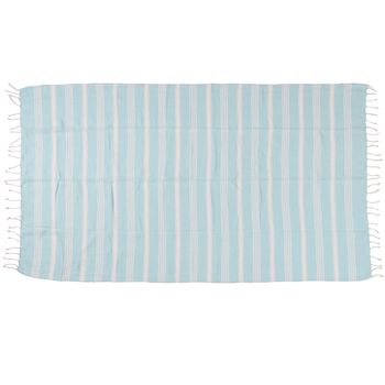 Hammam Towel Stripes Cotton Green 100x180cm