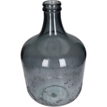 Vase Recycled Glass Grey 27x27x42cm