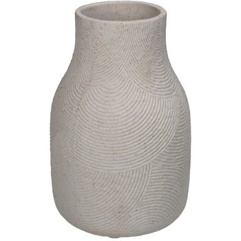 Vase Porcelain White 8.5x8.5x14.5cm