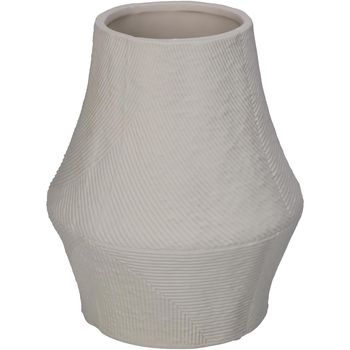 Vase Porcelain White 12.6x12.6x15.3cm