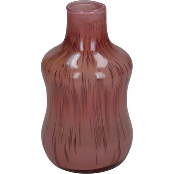 Vase Glas Rosa 8x8x14cm