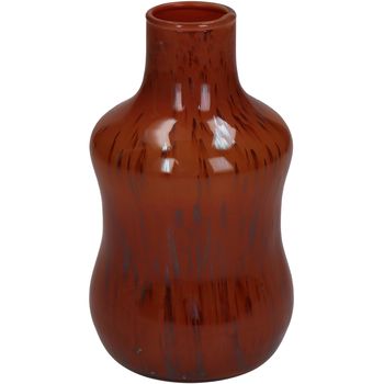 Vase Glas Rot 8x8x14cm