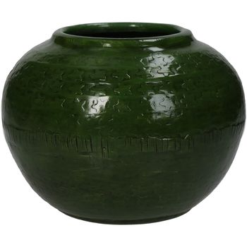 Vase Aluminium Green 14.5x14.5x11cm