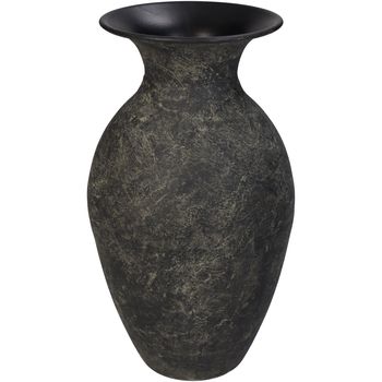 Vase Eisen Grau 10x10x20cm