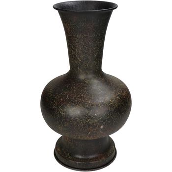 Vase Iron Black 20x20x34cm