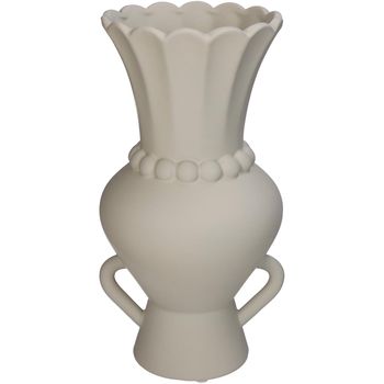 Vase Dolomite Ivory 15x14x27.5cm