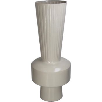 Vase Eisen Elfenbein 26x26x66cm