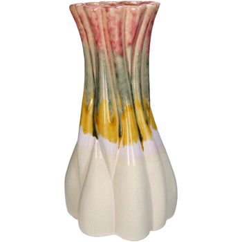 Vase Stoneware Multi 17.2x17.2x37cm