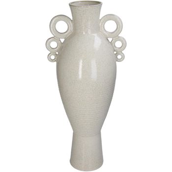 Vase Stoneware White 24.5x20x54cm