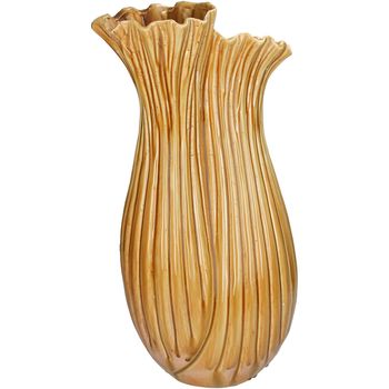Vase Stoneware Brown 25.5x19.5x53.5cm