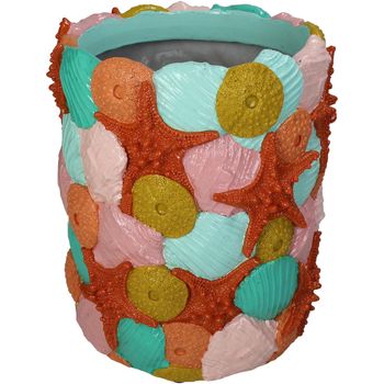 Vase Shell Polyresin Multi 23x23x27cm