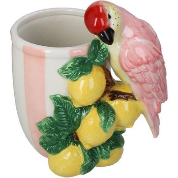 Planter Bird Dolomite Multi 15.6x10.6x18.2cm