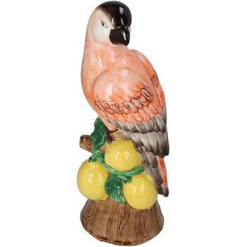 Ornament Bird Dolomite Multi 11.5x13.5x34cm